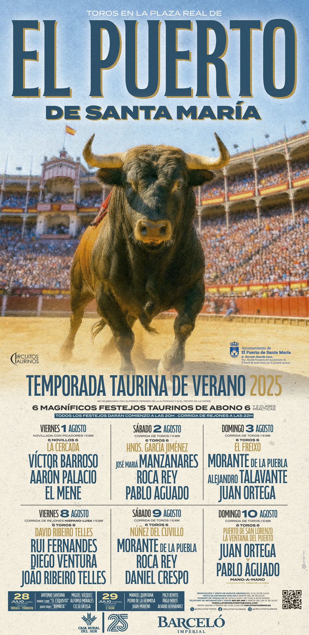Cartel toros El Puerto 2025