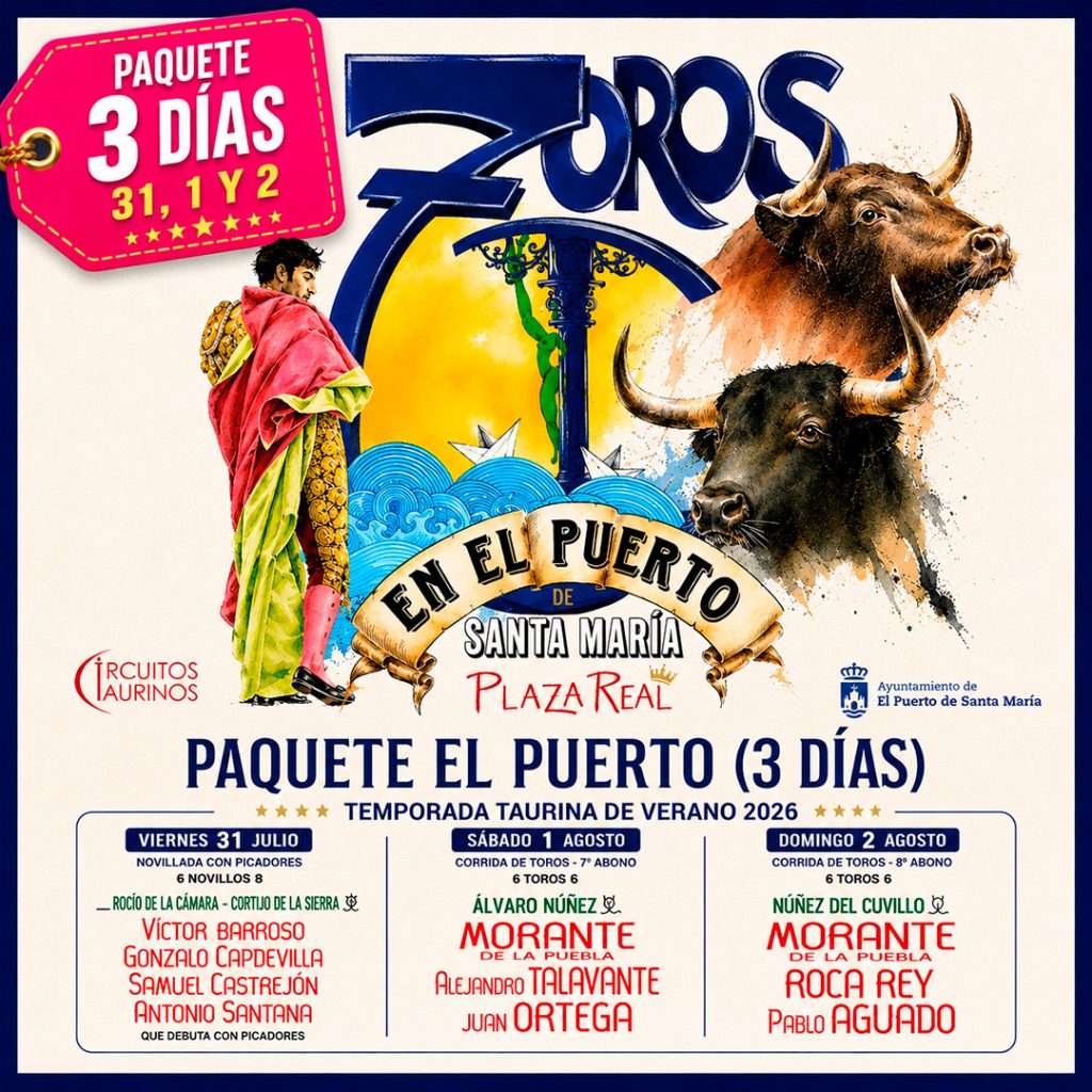 Temporada taurina de verano 2026 - El Puerto de Santa María