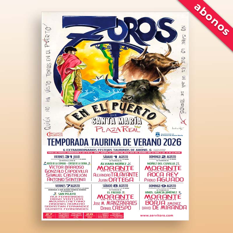 Temporada taurina de verano 2026 - El Puerto de Santa María
